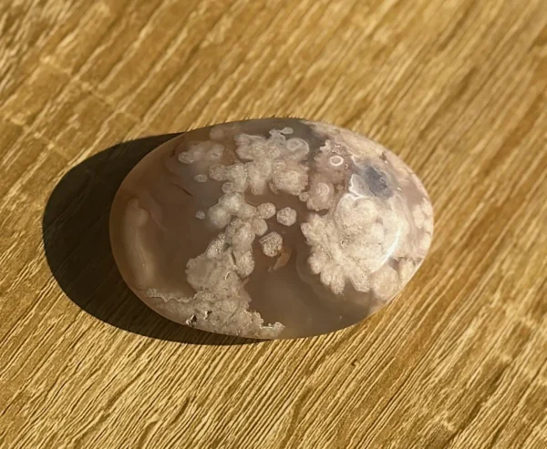 Flower Agate Palm Stone - Image 2