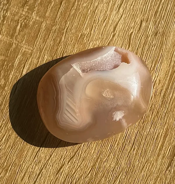 Flower Agate Palm Stone - Image 2