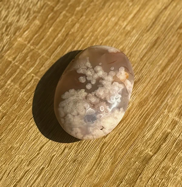 Flower Agate Palm Stone - Image 4