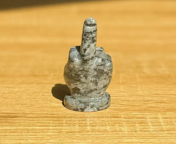 Dark Labradorite Middle Finger