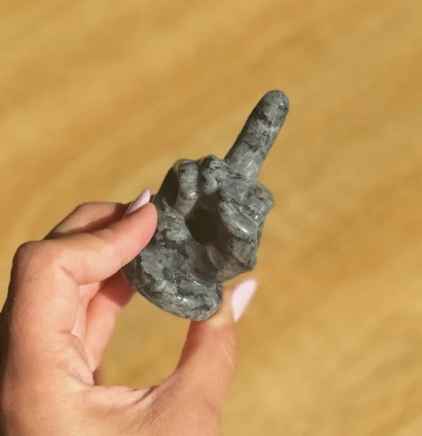 Dark Labradorite Middle Finger - Image 4