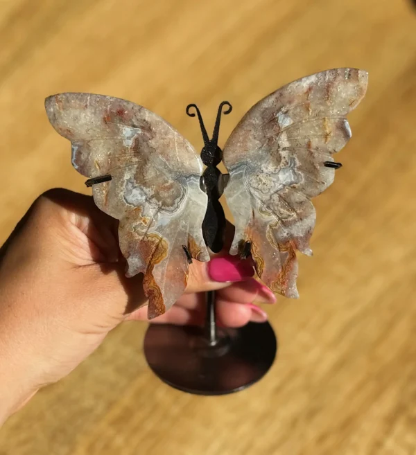 Forest Spell Butterfly Mexican Agate Edition - Image 2