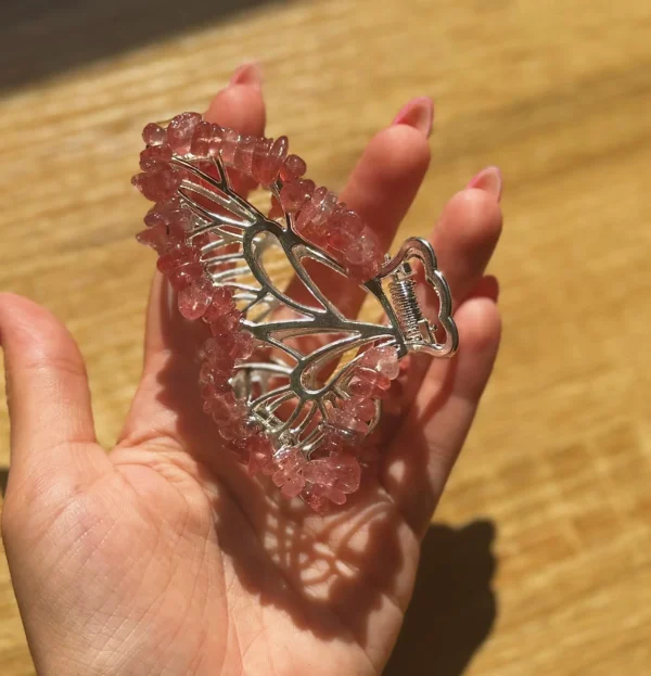 Strawberry Spellwing Hair Clip - Image 4