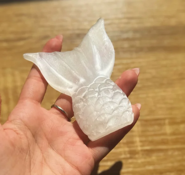 🧜‍♀️Selenite Mermaid Tail✨ - Image 3