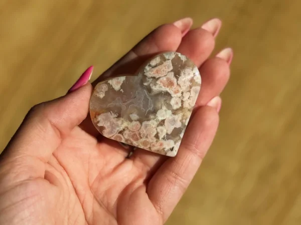 🌸Blossom Heart Flower Agate💗🌸