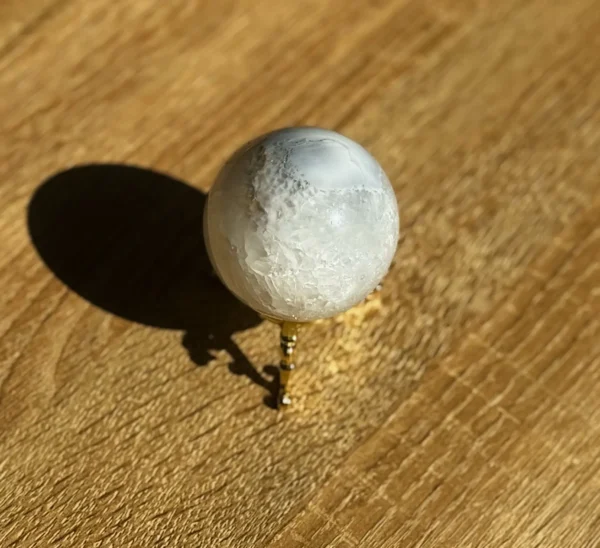 Blue Lace Agate Sphere🔮 - Image 4