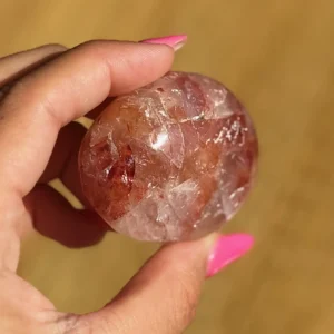 Fire Quartz Palm Stone🔥