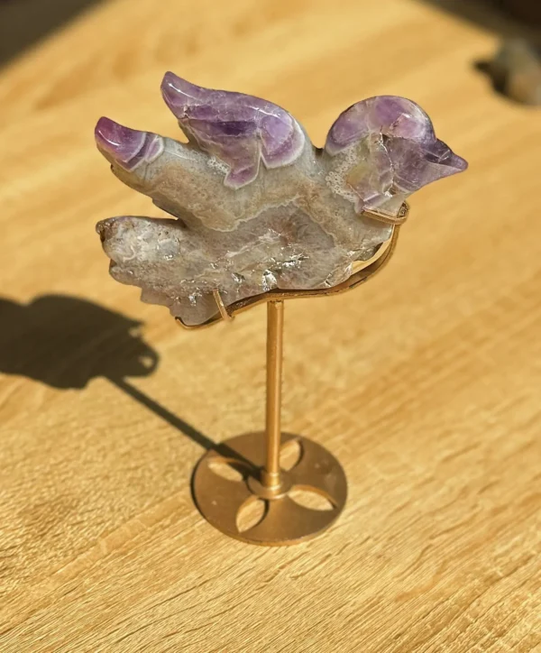 The Oracle Bird Amethyst Sculpture - Image 3