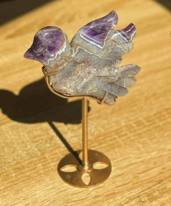The Oracle Bird Amethyst Sculpture - Image 4