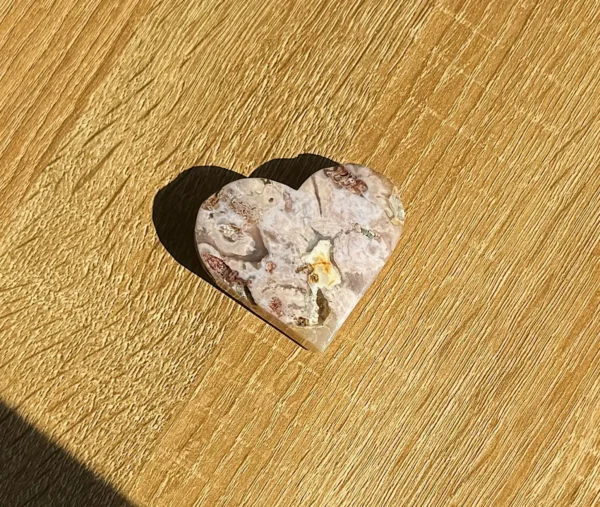 Flower Agate Heart💖🌸 - Image 4