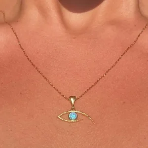 Eye of Horus Opal Necklace👁️✨