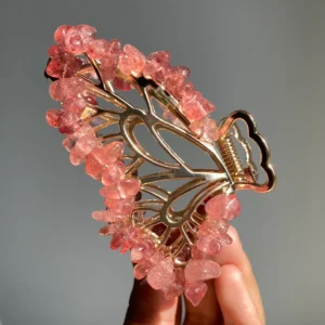 Strawberry Spellwing Hair Clip