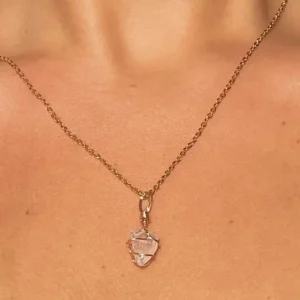 Aurora Spirit Clear Quartz Necklace