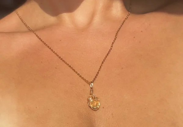 Aurora Sunfire Citrine Necklace🧚‍♀️