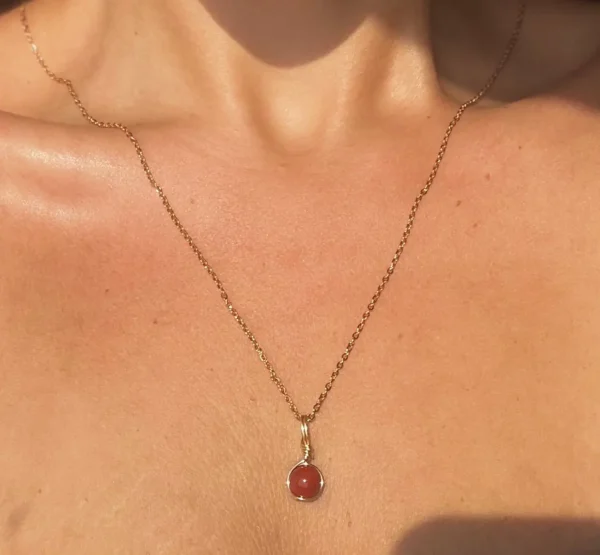 Inferno Soul Carnelian Necklace 🔥✨