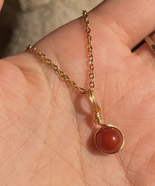 Inferno Soul Carnelian Necklace 🔥✨ - Image 2
