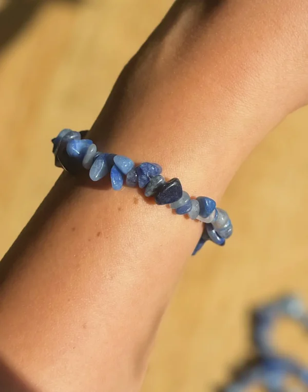 Blue Aventurine Chip Bracelet - Image 4