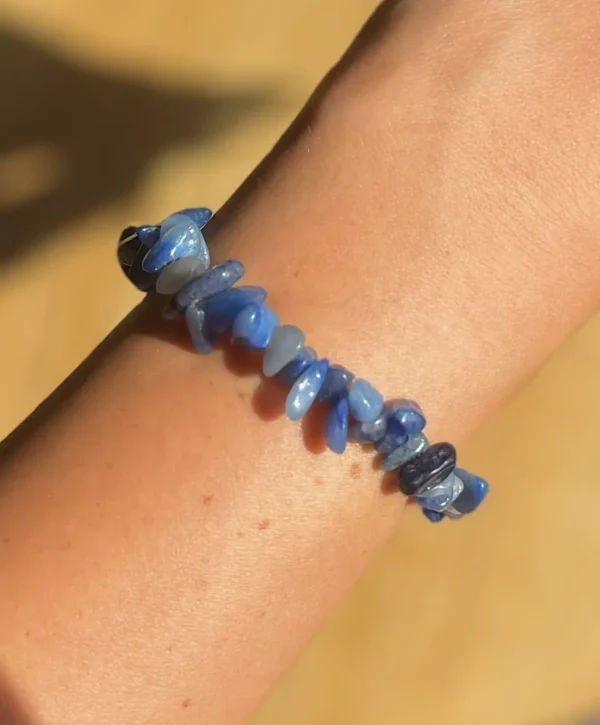 Blue Aventurine Chip Bracelet - Image 2