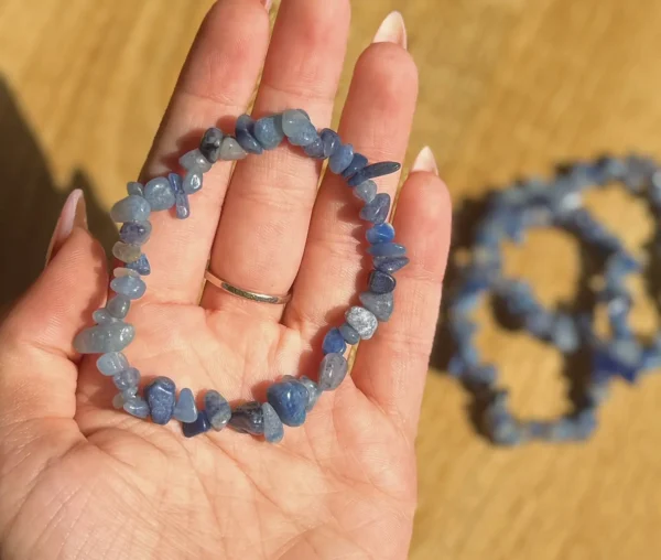 Blue Aventurine Chip Bracelet - Image 5
