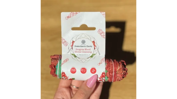 Dragon’s Blood Floral Sage Smudge Stick🐲