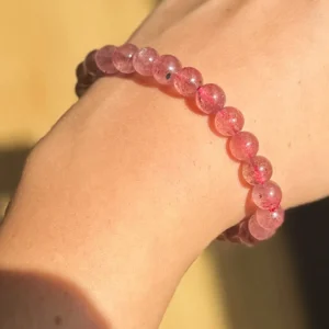 Roselight Strawberry Quartz Bracelet✨🌺