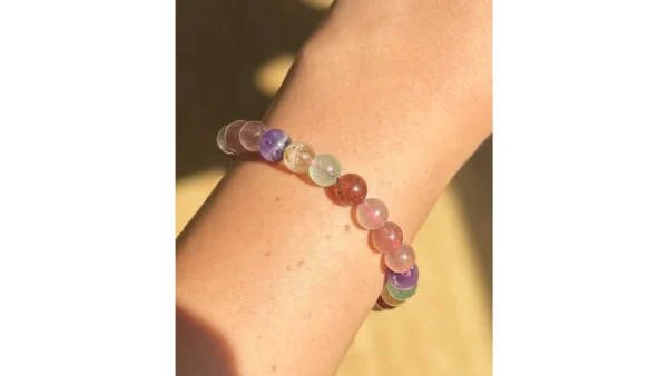 Rainbow Spirit Fluorite Bracelet🔮🌈