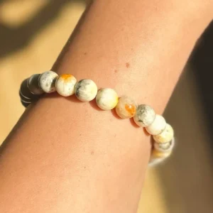 Solar Ember Bumblebee Jasper Bracelet💛🐝