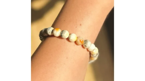 Solar Ember Bumblebee Jasper Bracelet💛🐝