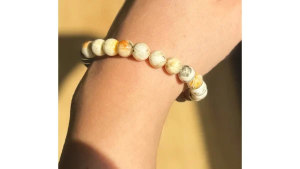 Solar Ember Bumblebee Jasper Bracelet💛🐝 - Image 3