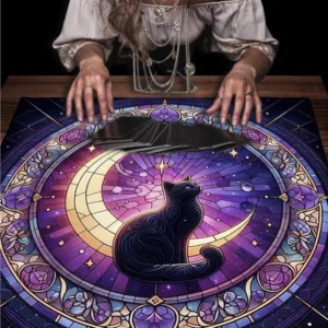 Blacky’s Tarot Cloth🌙🐾✨