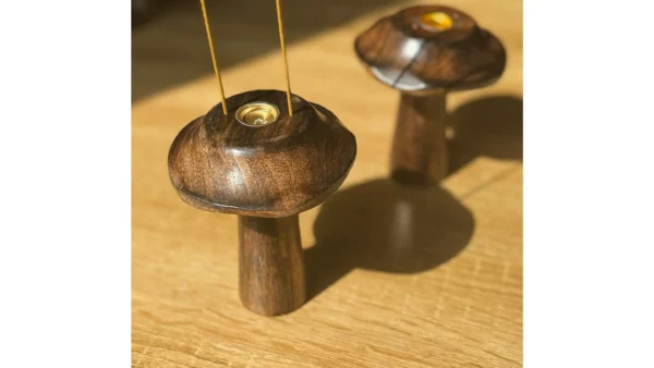 🍄 Enchanted Mushroom Incense Burner 12cm - Image 2