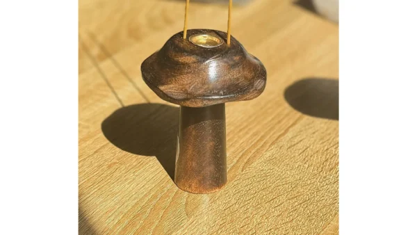 🍄 Enchanted Mushroom Incense Burner 12cm