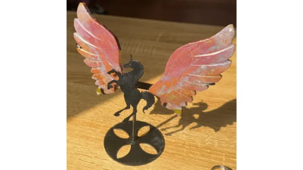 💖🦄Crimson Ocean Jasper Unicorn Wings✨ - Image 2