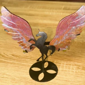 💖🦄Crimson Ocean Jasper Unicorn Wings✨