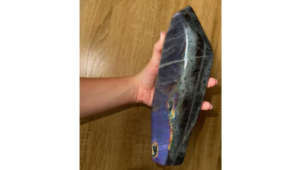 💜🐋Abyssal Echo ~ Purple Flash Labradorite⚡🔮 - Image 2