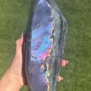 💜🐋Abyssal Echo ~ Purple Flash Labradorite⚡🔮