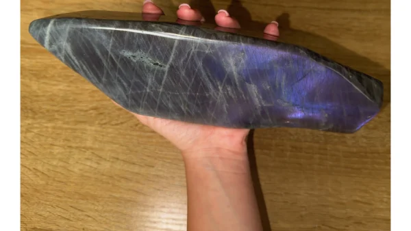 💜🐋Abyssal Echo ~ Purple Flash Labradorite⚡🔮 - Image 5
