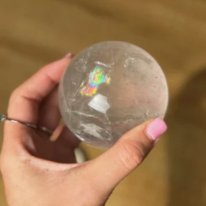 ✨Prism Realm ~ Clear Quartz Sphere🔮