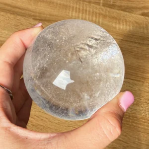 ❄️Frostbound Realm ~ Clear Quartz Sphere🔮✨