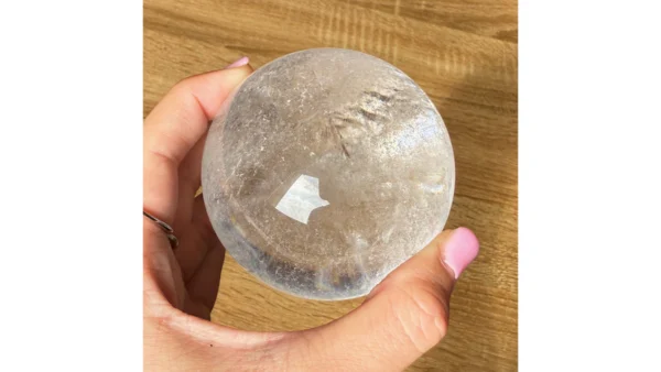 ❄️Frostbound Realm ~ Clear Quartz Sphere🔮✨
