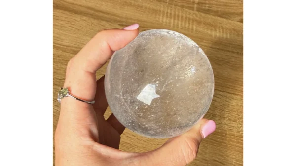 ❄️Frostbound Realm ~ Clear Quartz Sphere🔮✨ - Image 4