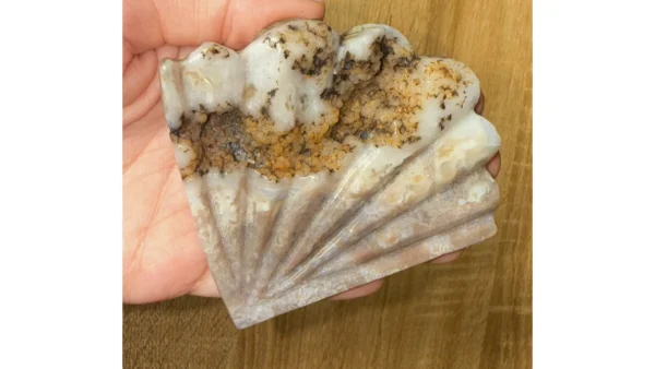 🧜‍♀️Mermaid’s Shore ~ Ocean Jasper Shell 🐚✨ - Image 5