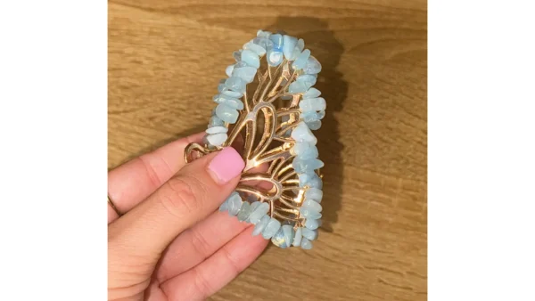 Siren’s Crown Aquamarine Hair Clip🧜‍♀️✨