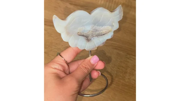 🌸Druzy Agate Heart Wings🧚‍♂️ - Image 2