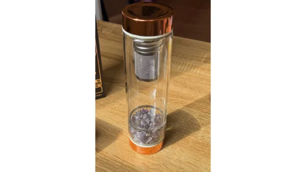 Amethyst Serenity ~ Crystal Glass Tea Infuser🌸 - Image 2