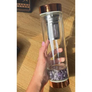 Amethyst Serenity ~ Crystal Glass Tea Infuser🌸