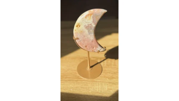 Crescent of the Enchanted Night ~ Pink Amethyst💗