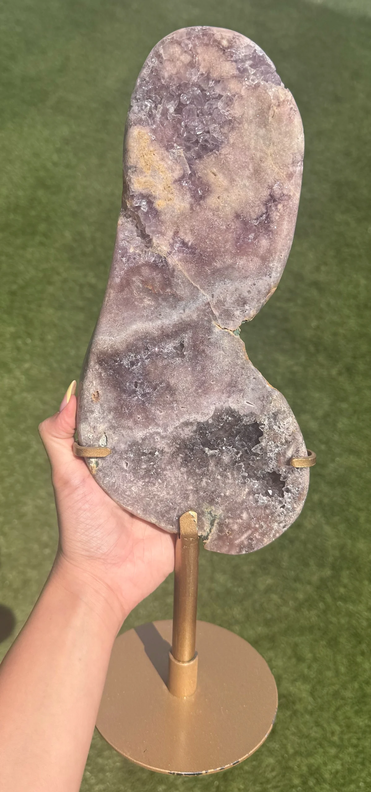 💗🧚♀️The Sacred Heart of Amethystia ~ Druzy Pink Amethyst🧚♀️💗