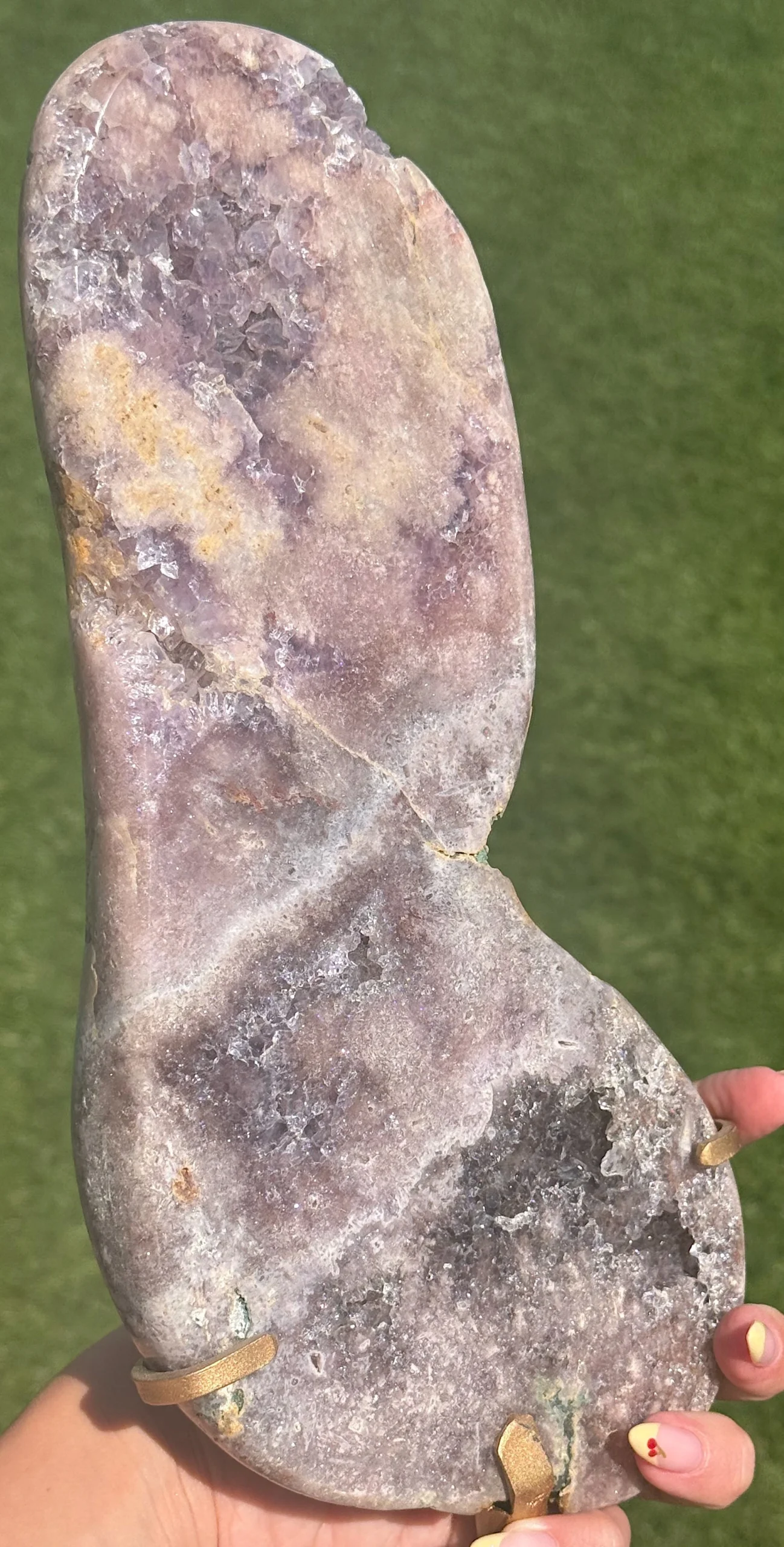 💗🧚♀️The Sacred Heart of Amethystia ~ Druzy Pink Amethyst🧚♀️💗 - Image 4