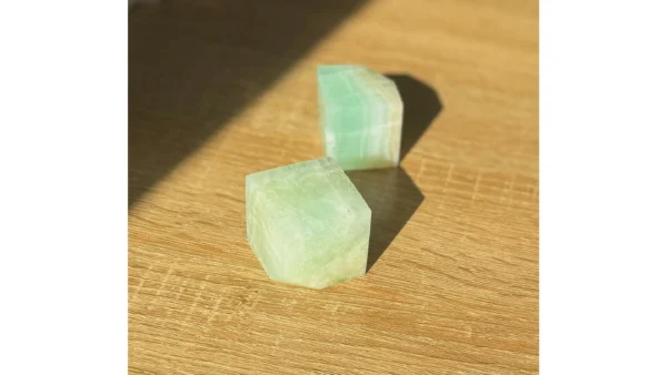 Emerald Memory ~ Pistachio Calcite Cube✨ - Image 2